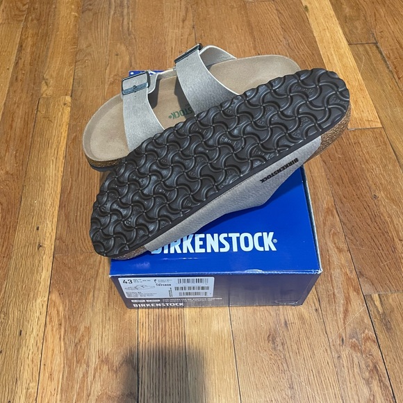 NWT-Birkenstock Men’s ArizonaSandals-Size 10-TaupeBrown-New! - Picture 3 of 4